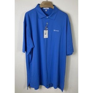 Peter Millar Shirt Mens XL Blue Summer Comfort (Logo) NWT $89